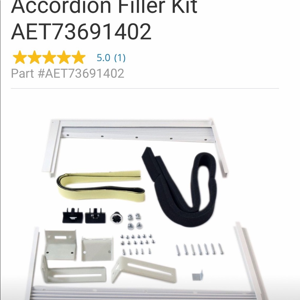 Room Air Conditioner Accordion Filler Kit